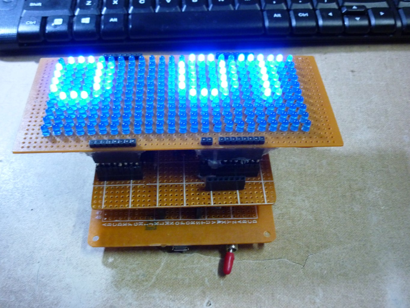 24 X 10 LED Matrix (Arduino Based) : 9 Steps - Instructables