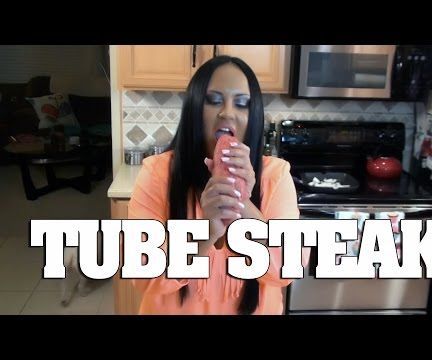Tube Steak With a Hot Cheesy Center! 
