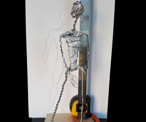 Making an Armature for a Clay Sculpture