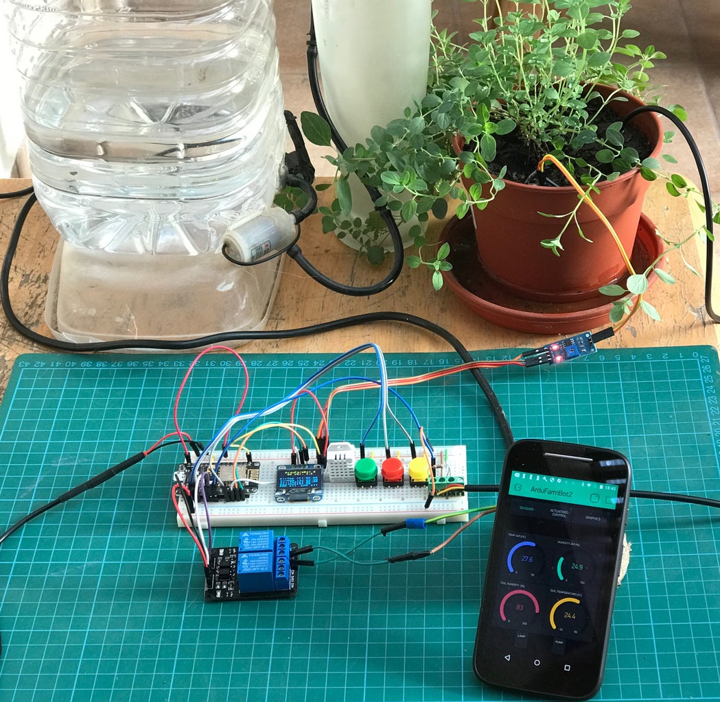 Automatic Gardening System With NodeMCU and Blynk, the