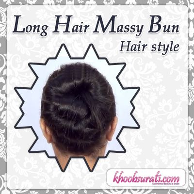 Long Hair Messy Bun