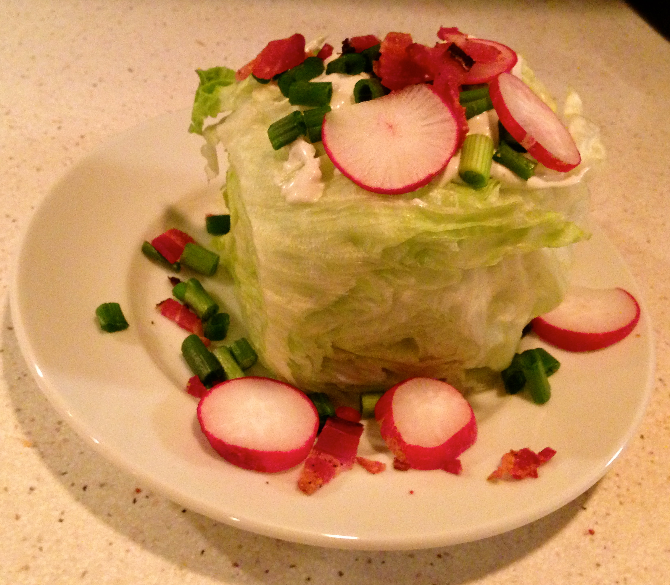 Giant Blue Cheese Wedge Salad - Use the Whole Head