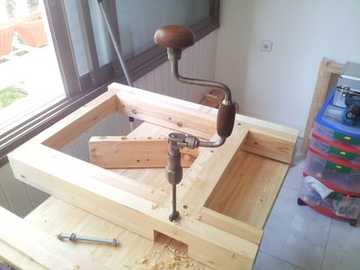 Diy Portable Workbench Knock Down Design With A Leg Vise And