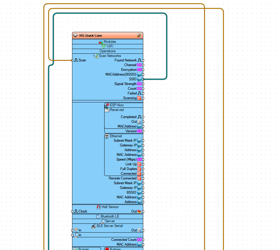 In Visuino Connect Components
