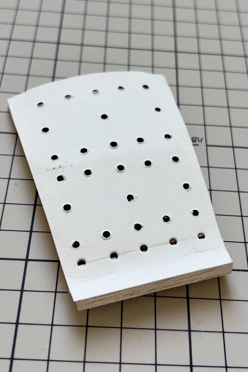 Anchoring Holes & Stitching Lines for Upholstery