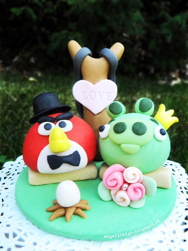 The Not So Angry Cake Topper