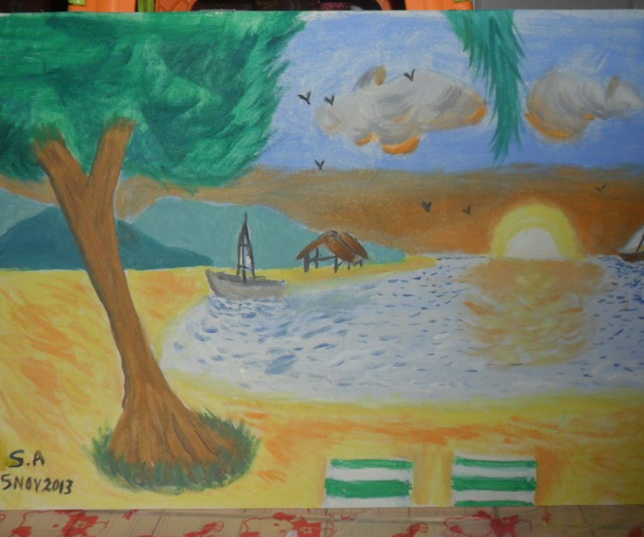 Langkawi , My First Oil Paint