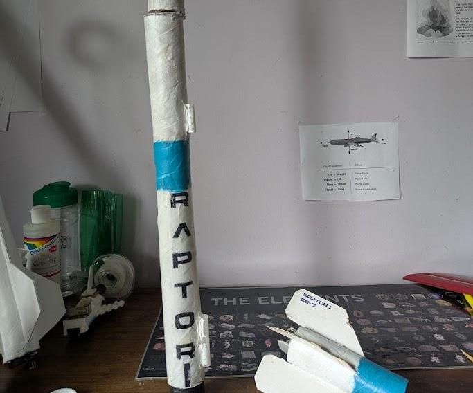 Model Rocket Raptor Series