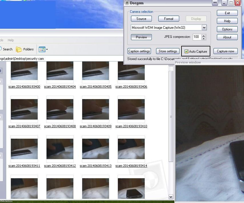 Make  Motion Activated Camera From Old Webcam