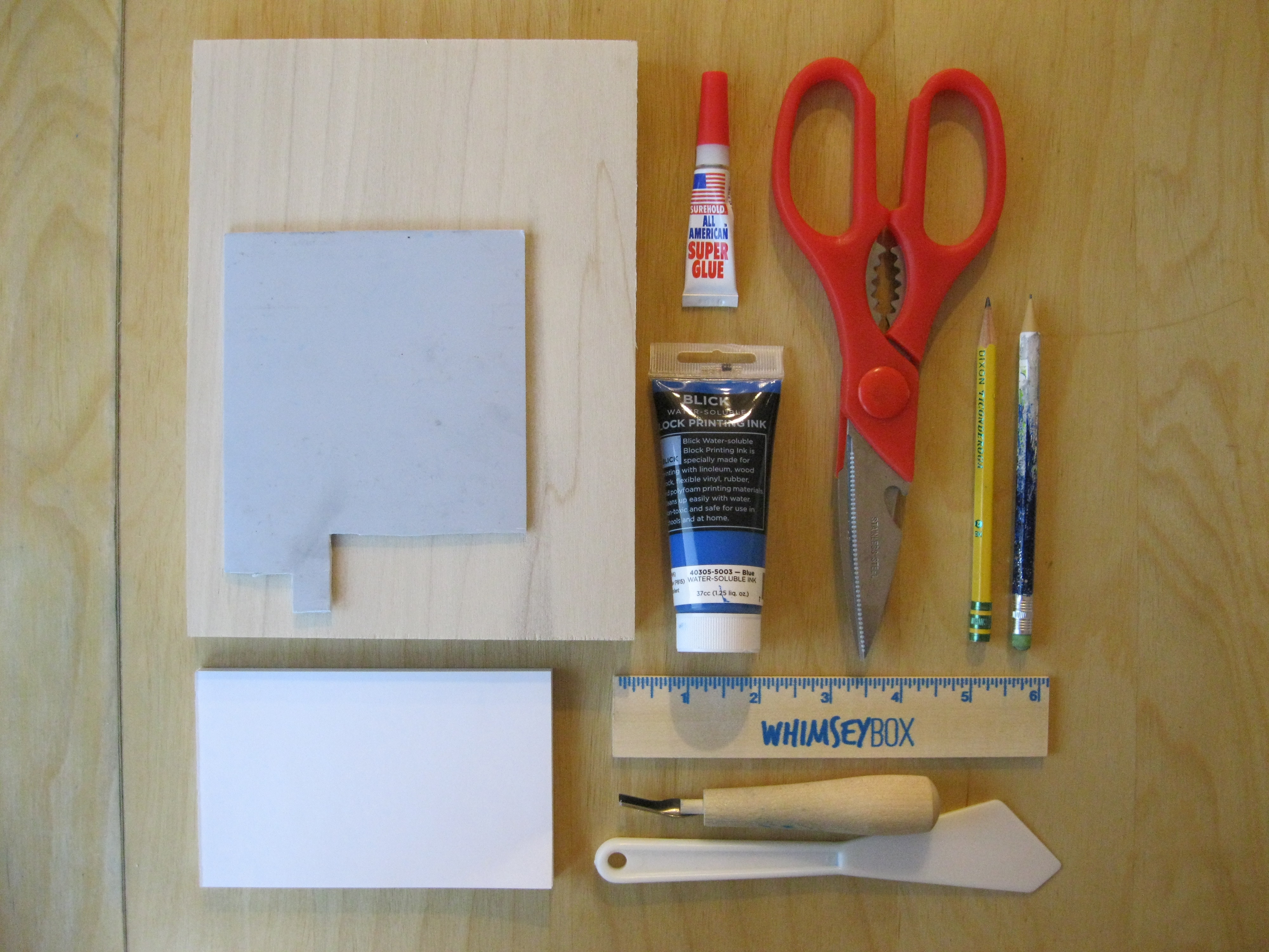 Wooden Alphabet Stamps