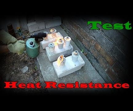 Testing Fire Resistance: Alabaster, Putty, Sand, Cement