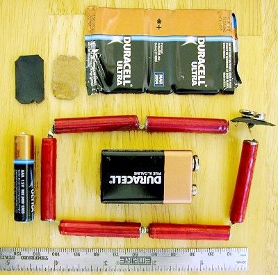 Inside of 9v Battery Is It Explosive?