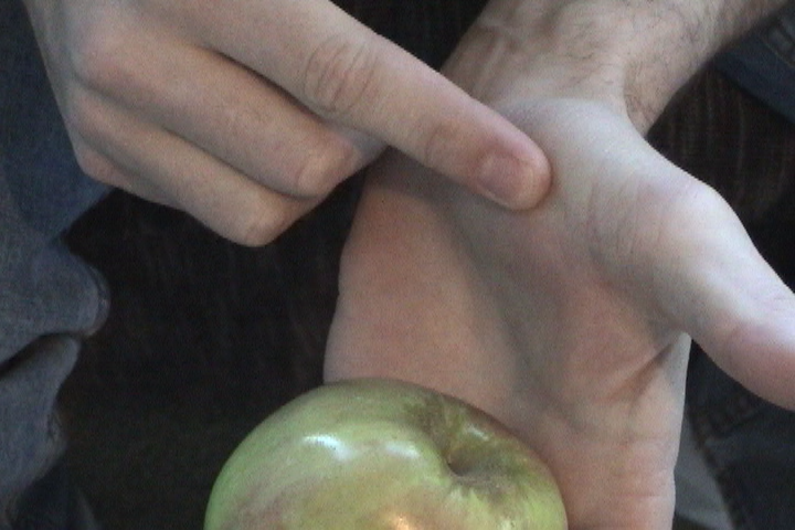 Wiggle the Fleshy Part of Your Thumbs Into the Stem Area