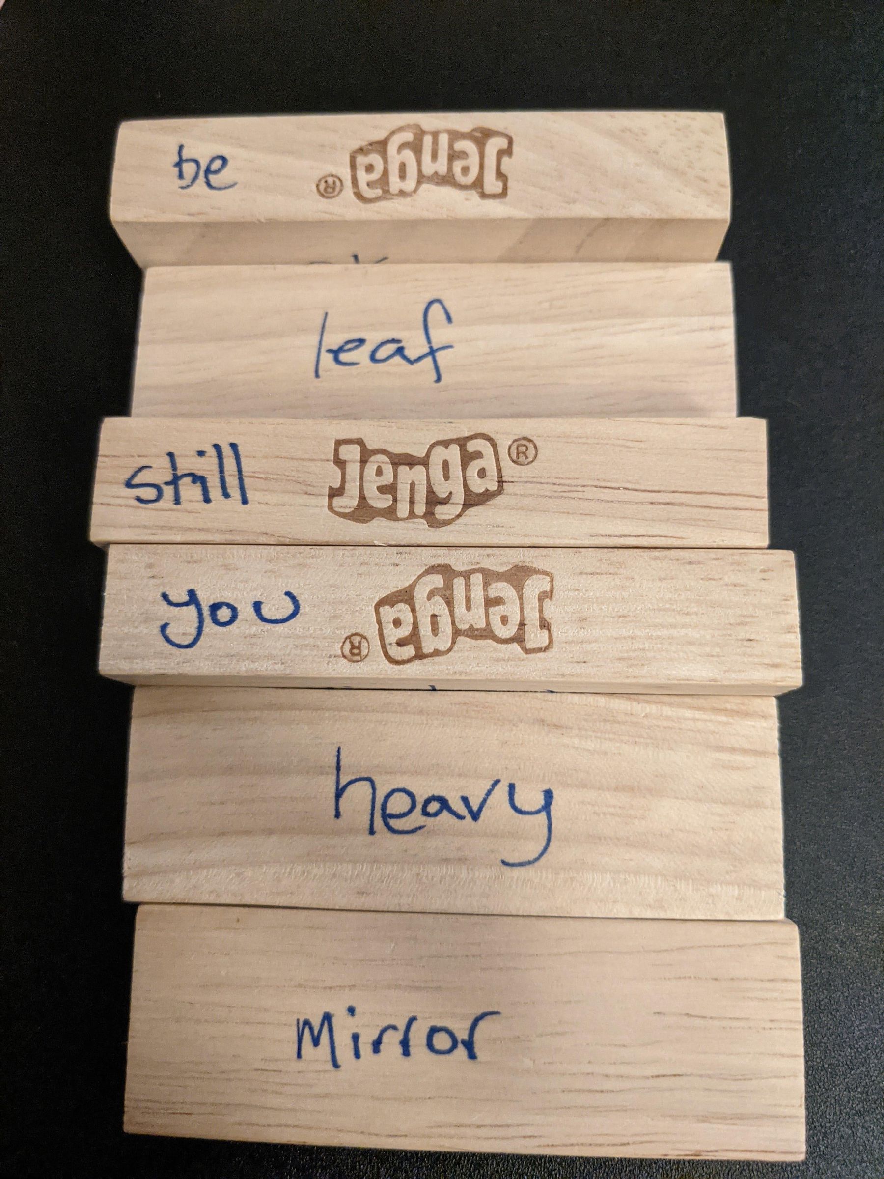 Jenga Poetry : 3 Steps - Instructables
