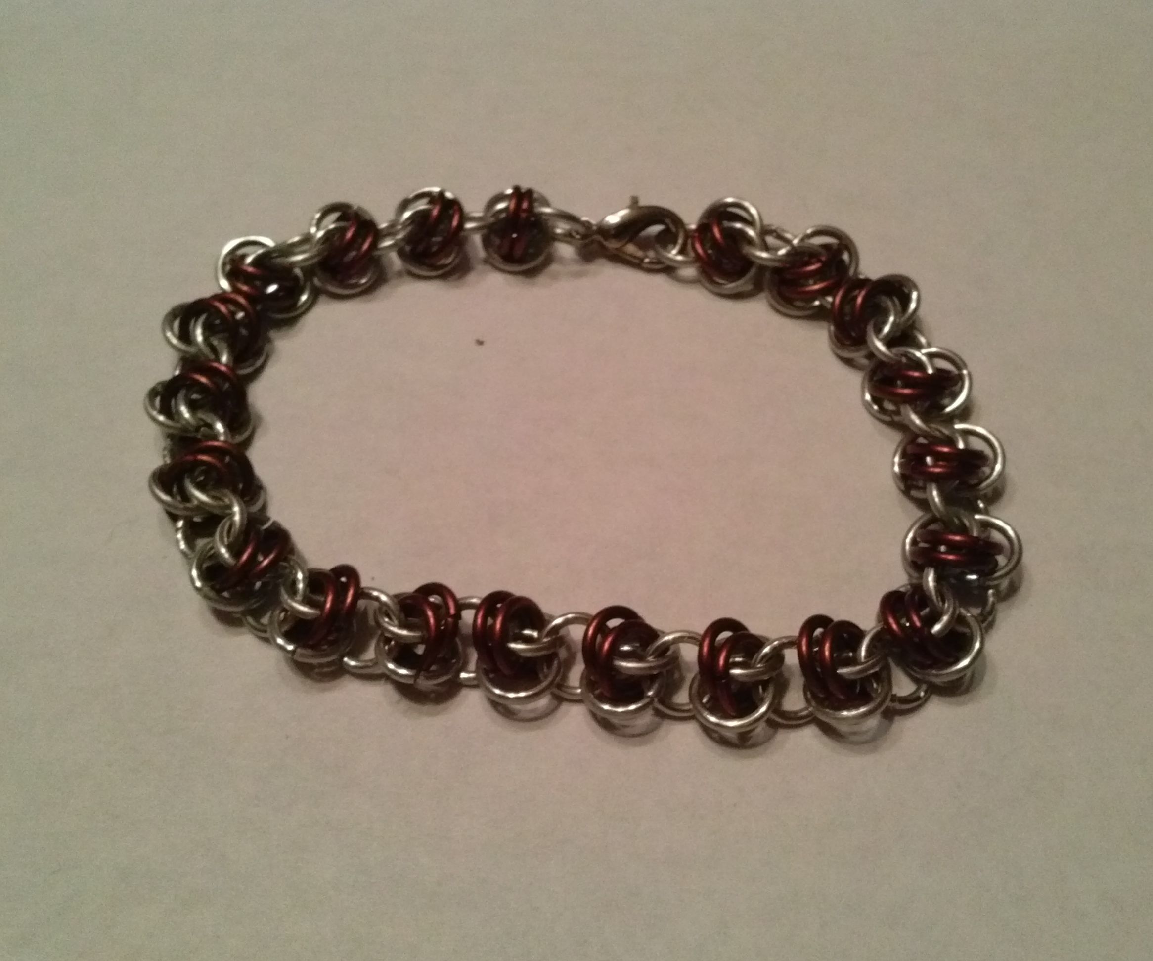 Barrel Weave Chainmail Bracelet
