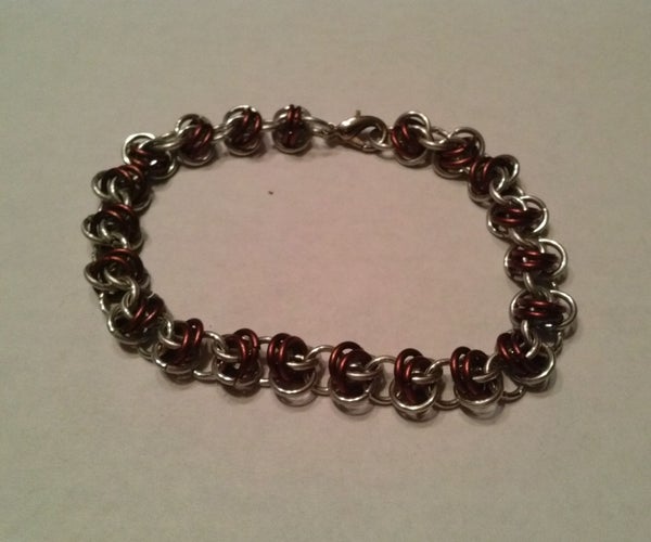 Barrel Weave Chainmail Bracelet