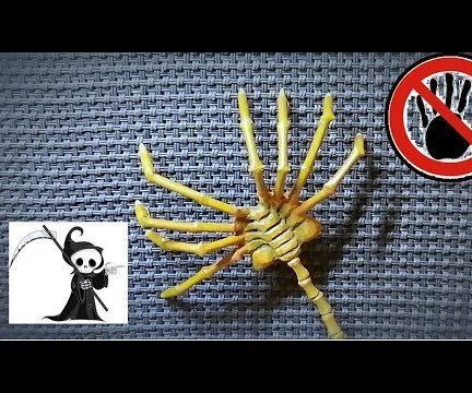 Alien Facehugger With Moving Tentacles
