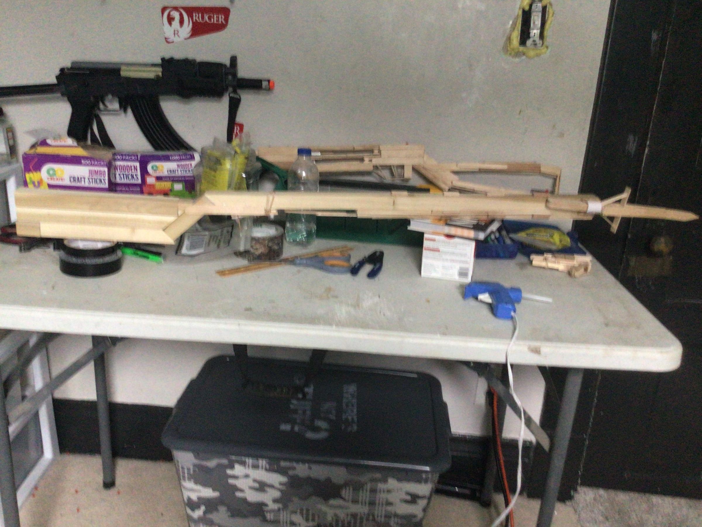 Rubber Band Sniper Rifle 4 Steps Instructables