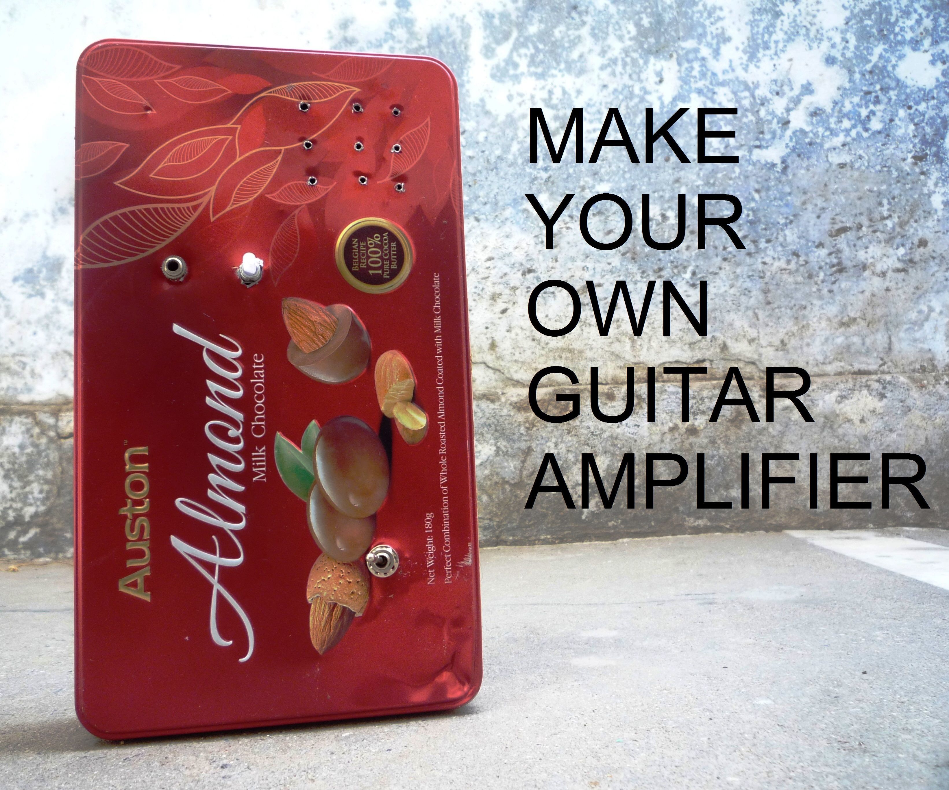 Portable and Recycled Guitar Amplifier