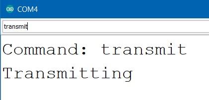 Transmitting Custom Code