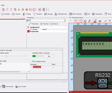 Android Controlled LCD Screen in Flowcode7