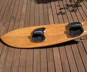 Hollow Wooden Kitesurfboard