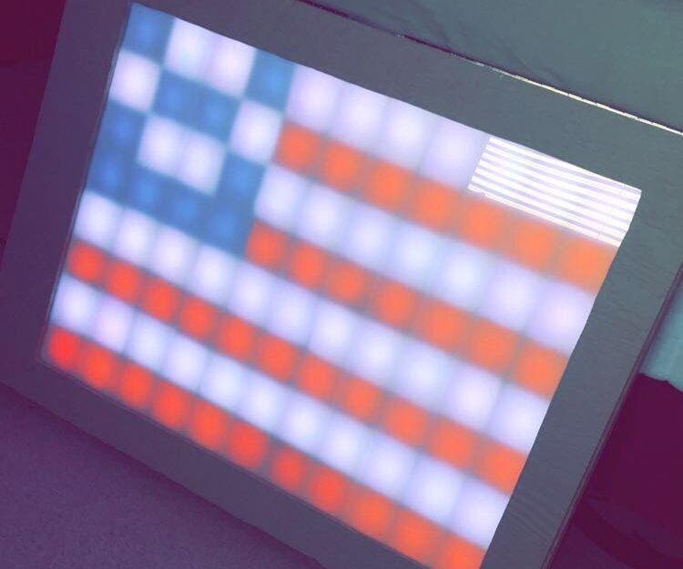 Bluetooth LED Drawing Board and IOS App