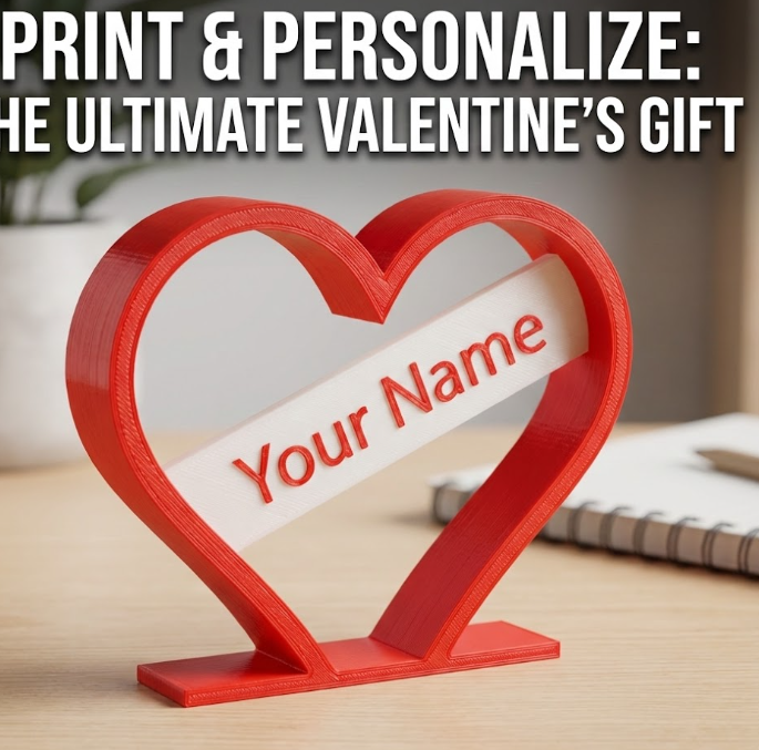 Customizable Valentine's Heart Stand