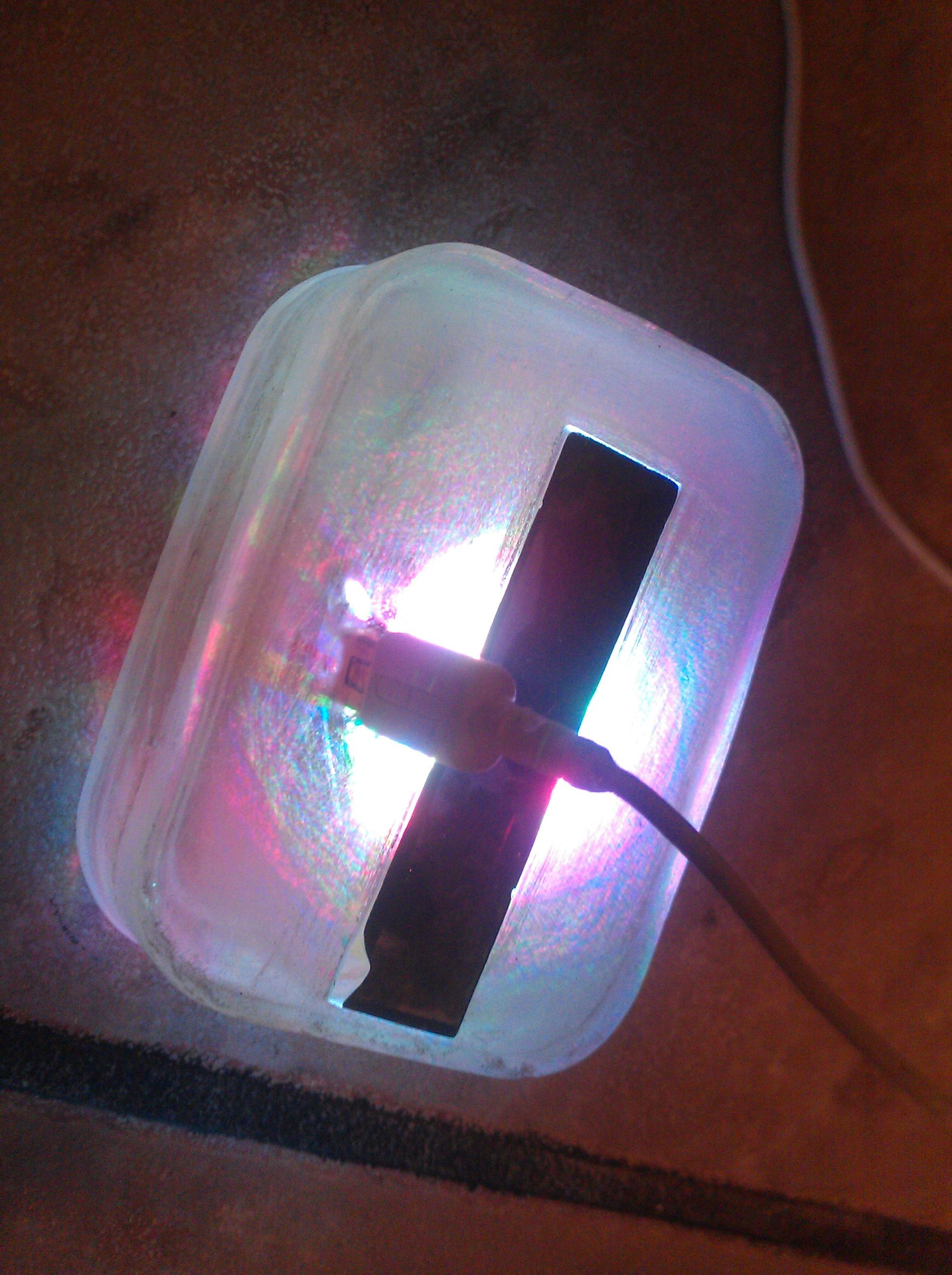 Led Resin Block