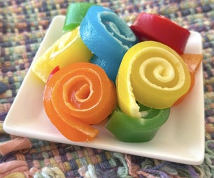 Jello Roll Ups - Jello Pinwheels