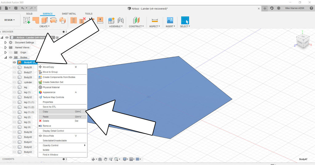 fusion 360 tutorial patch