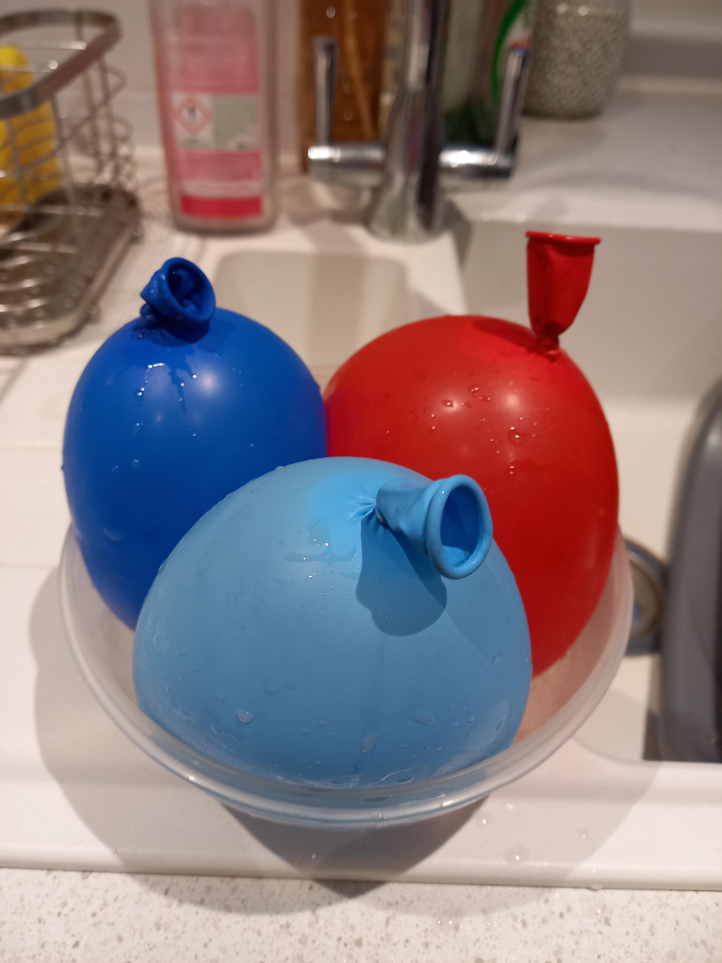 Hollow Ice Balls With Lights Inside Outdoors or Indoors Science