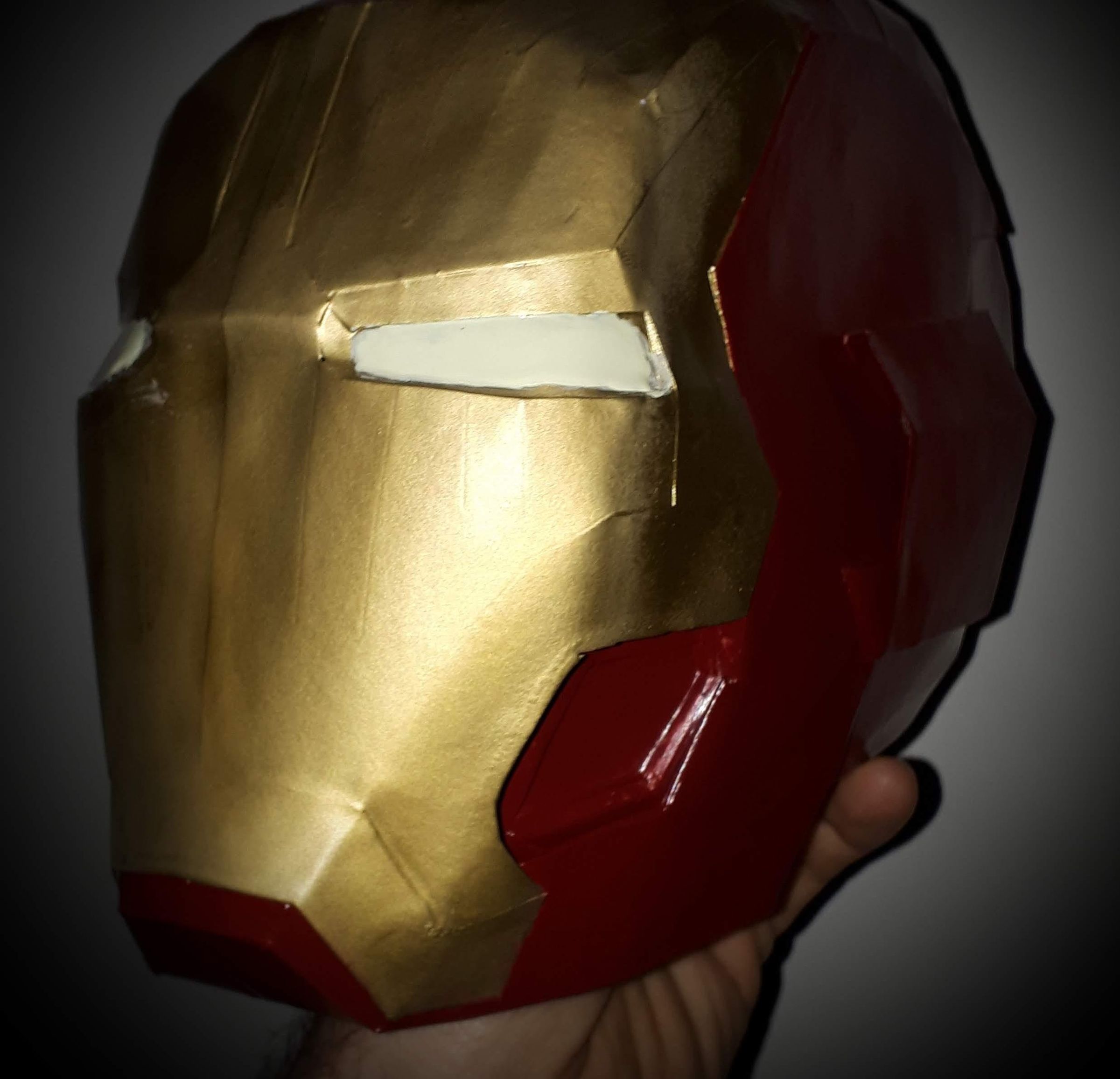 Iron Man Mark IV Paper Helmet Rev 8