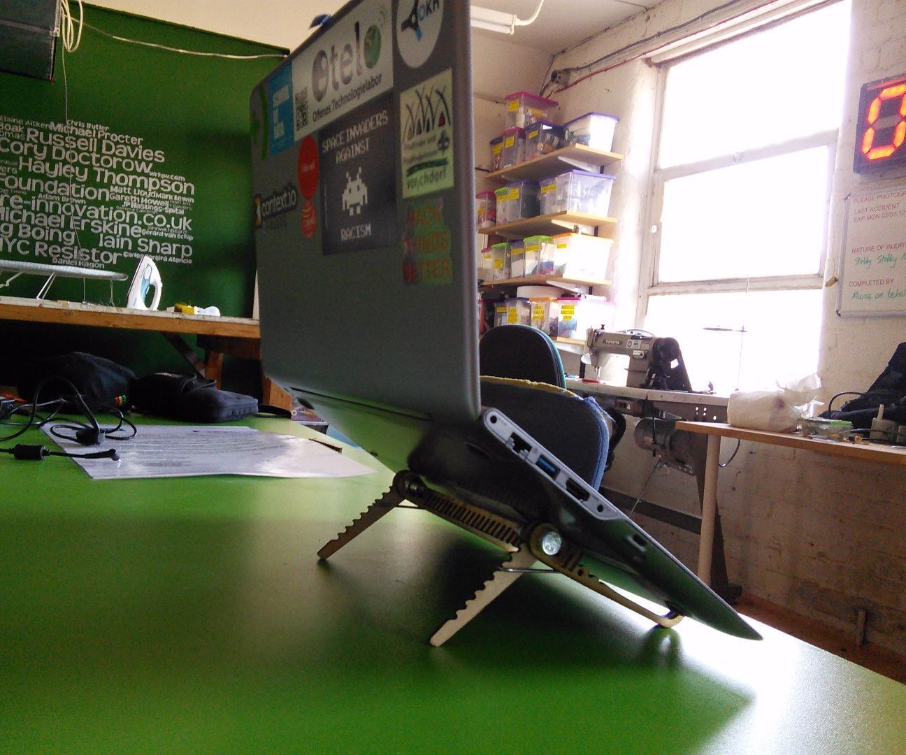 Adjustable Notebook Riser / Laptop or Tablet Stand (with Pictures ...