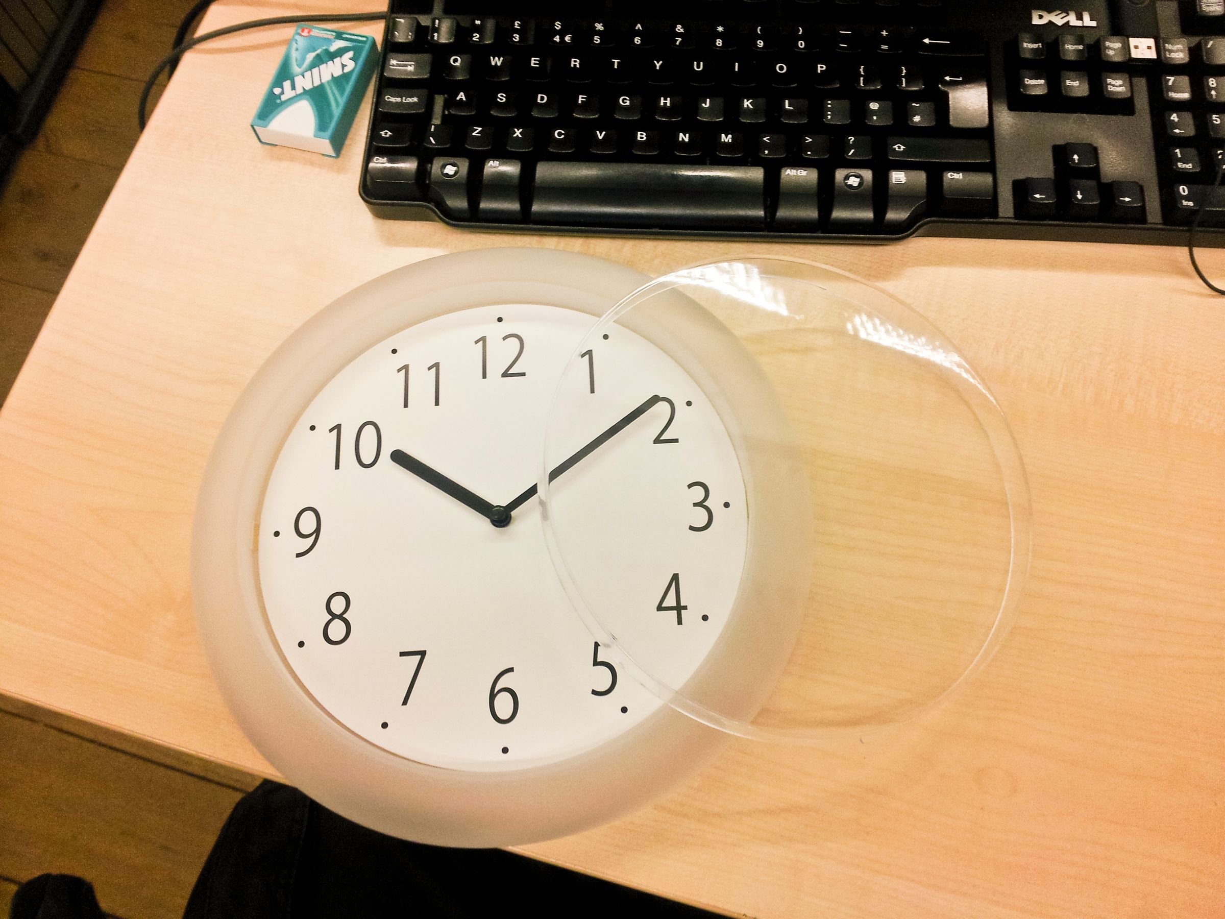 In My Home, It's Always Hammer Time! Clockface With Hammers Instead of
