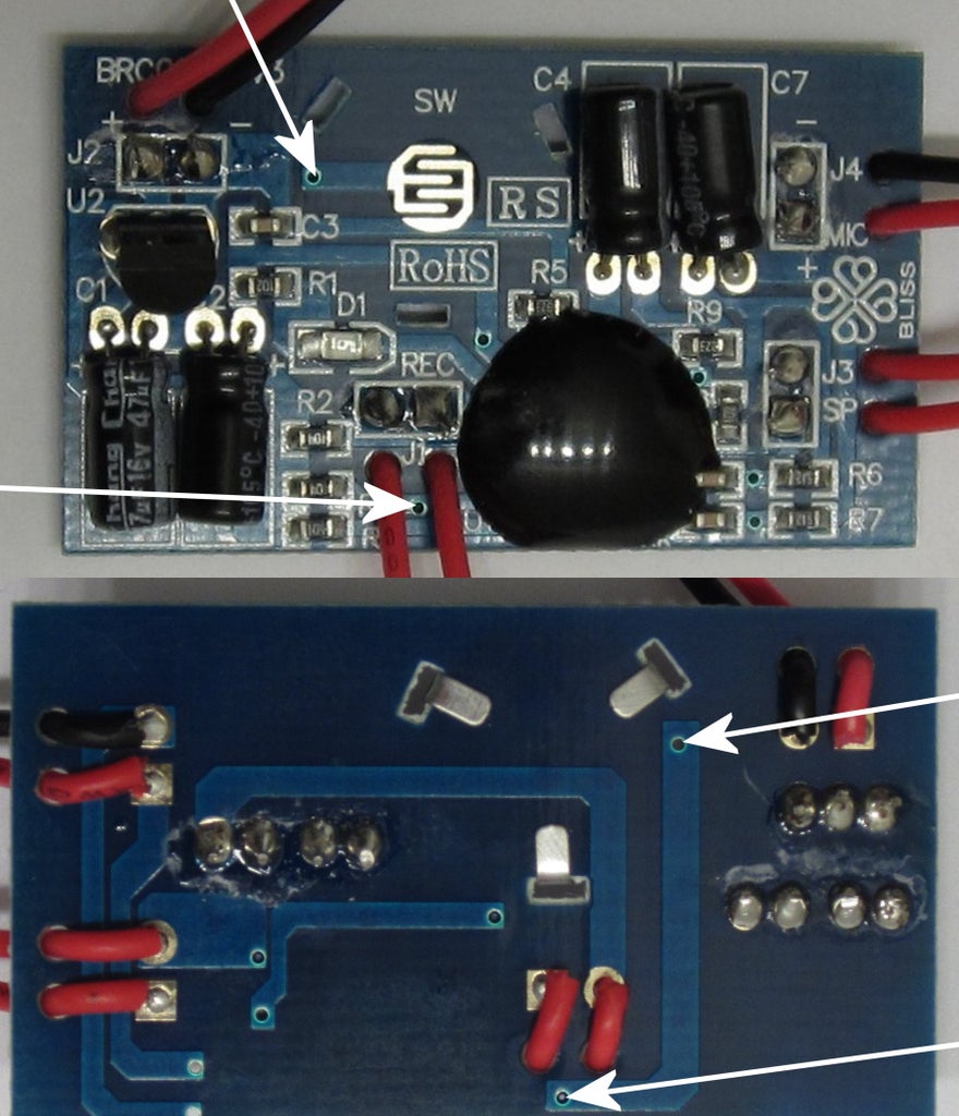 Connect the Shake Sensor to the Play Pin on the Module