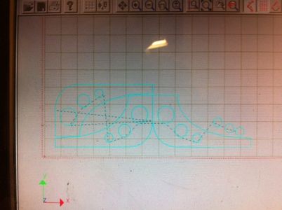 Corel to Water Jet Stool Parts