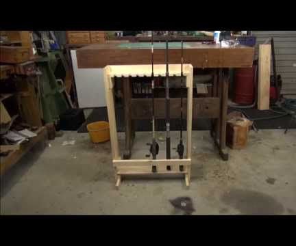 Fishing Rod Rack Holder