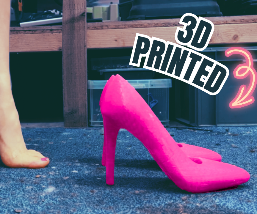 Life-Size Barbie Shoes (3D Printed)