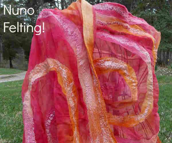 Part 3 Felting Techniques - Nuno Felting a Shawl
