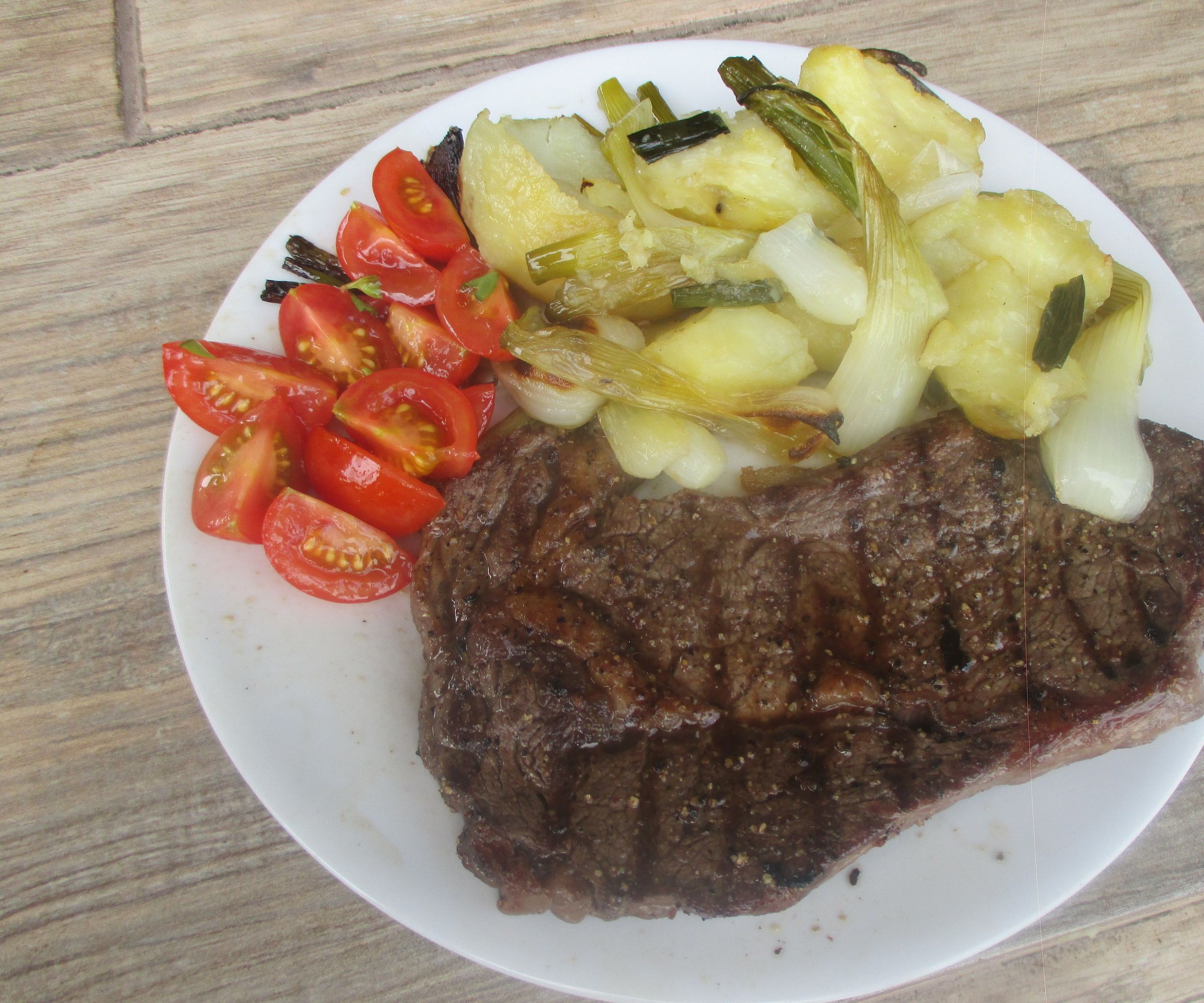 I Wrote in the Next Page Step to Step, How to Make This Steak.