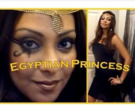 Egyptian Princess Makeup Tutorial and DIY Costume