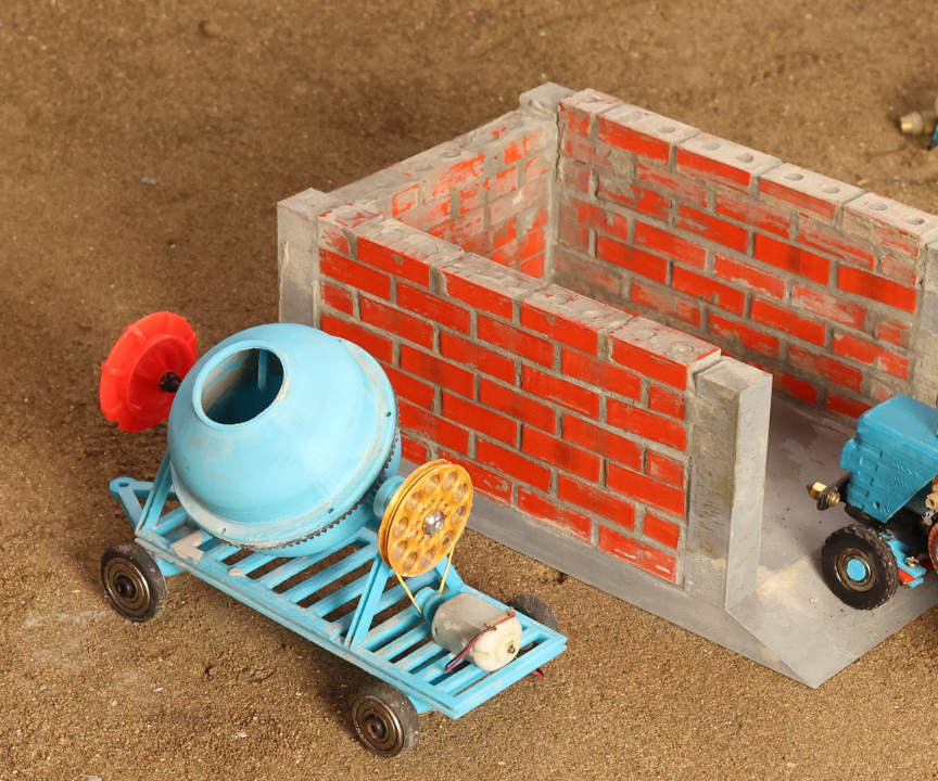 Cement Mixer Machine Tinkercad 3d Design