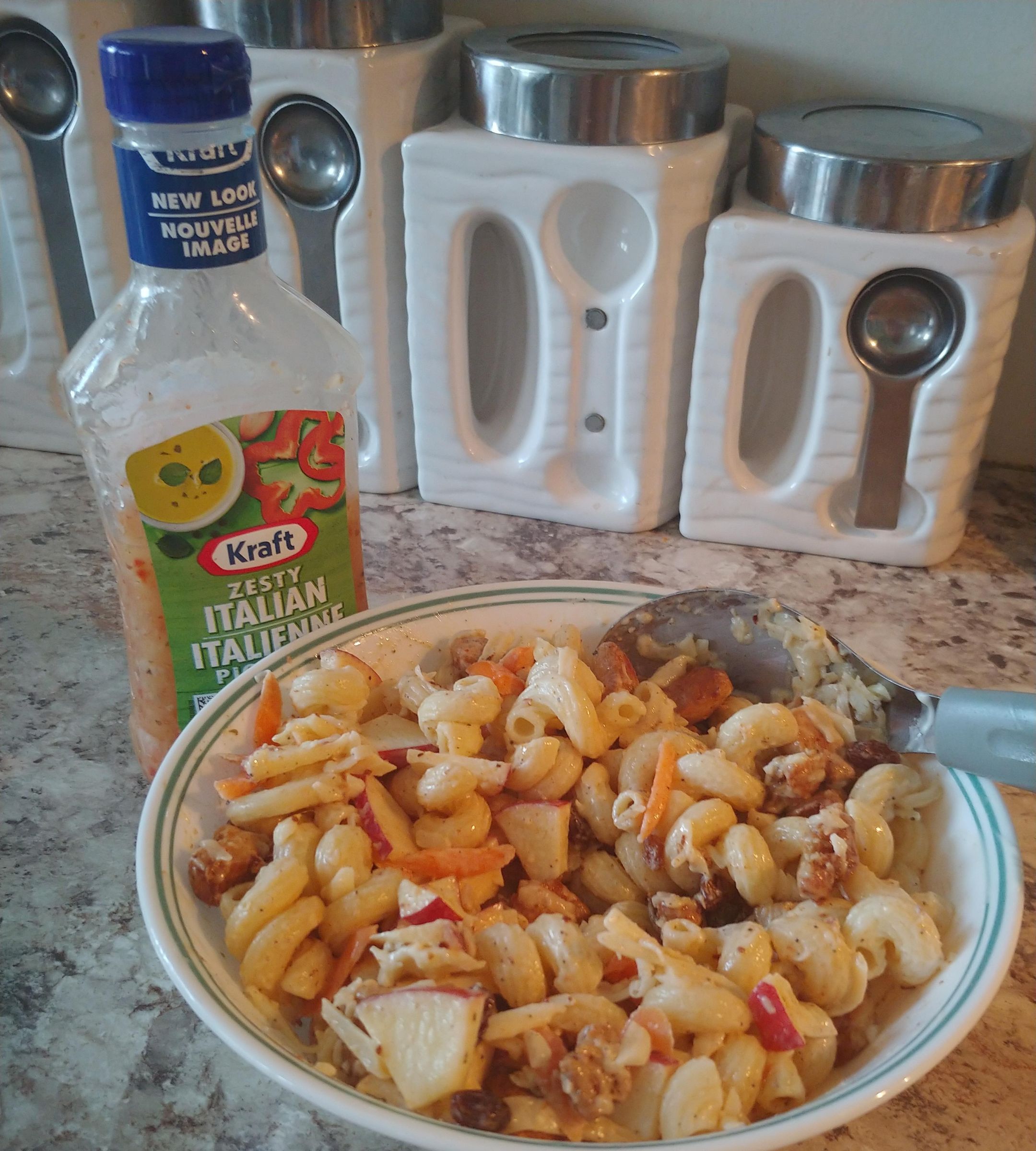 Healthy Macroni Salad and Creamy Ranch 