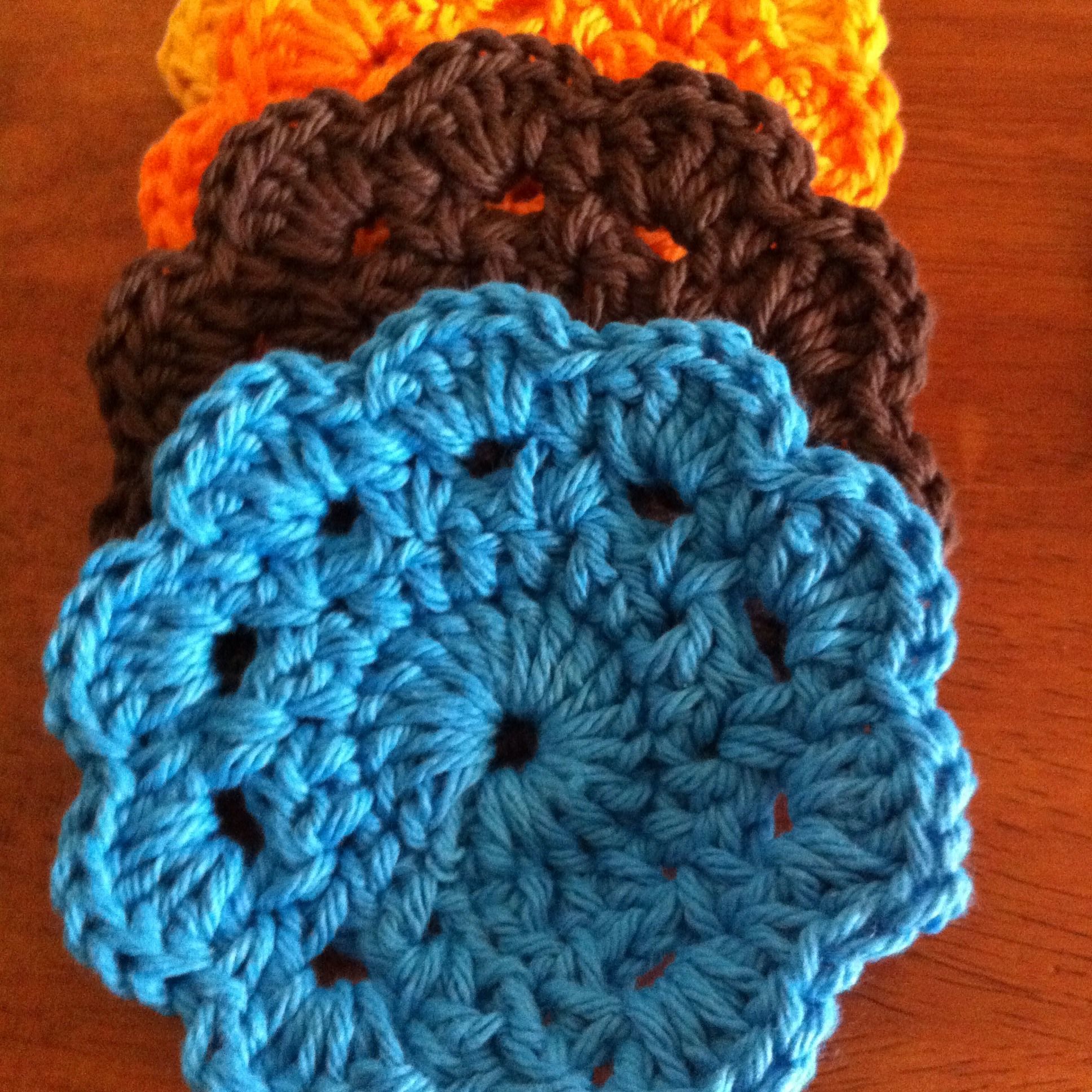 Crochet Flower Coasters