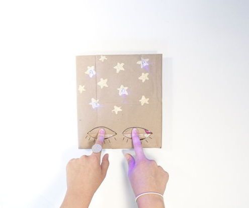 blink blink Light Up DIY Book Covers with LEDs 