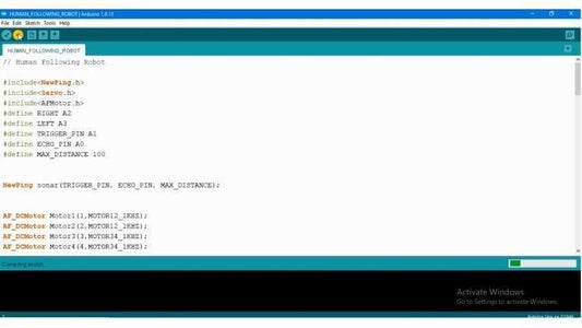 Human Following Robot Using Arduino : 4 Steps - Instructables