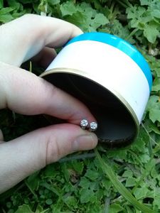 Hammer Nails in Can for Tail and Legs