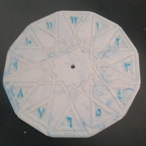 Making the Clock From Plaster of Paris