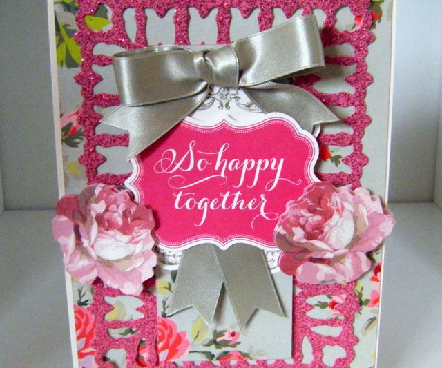 How to Make Glitter Sticker Grace Happy Card